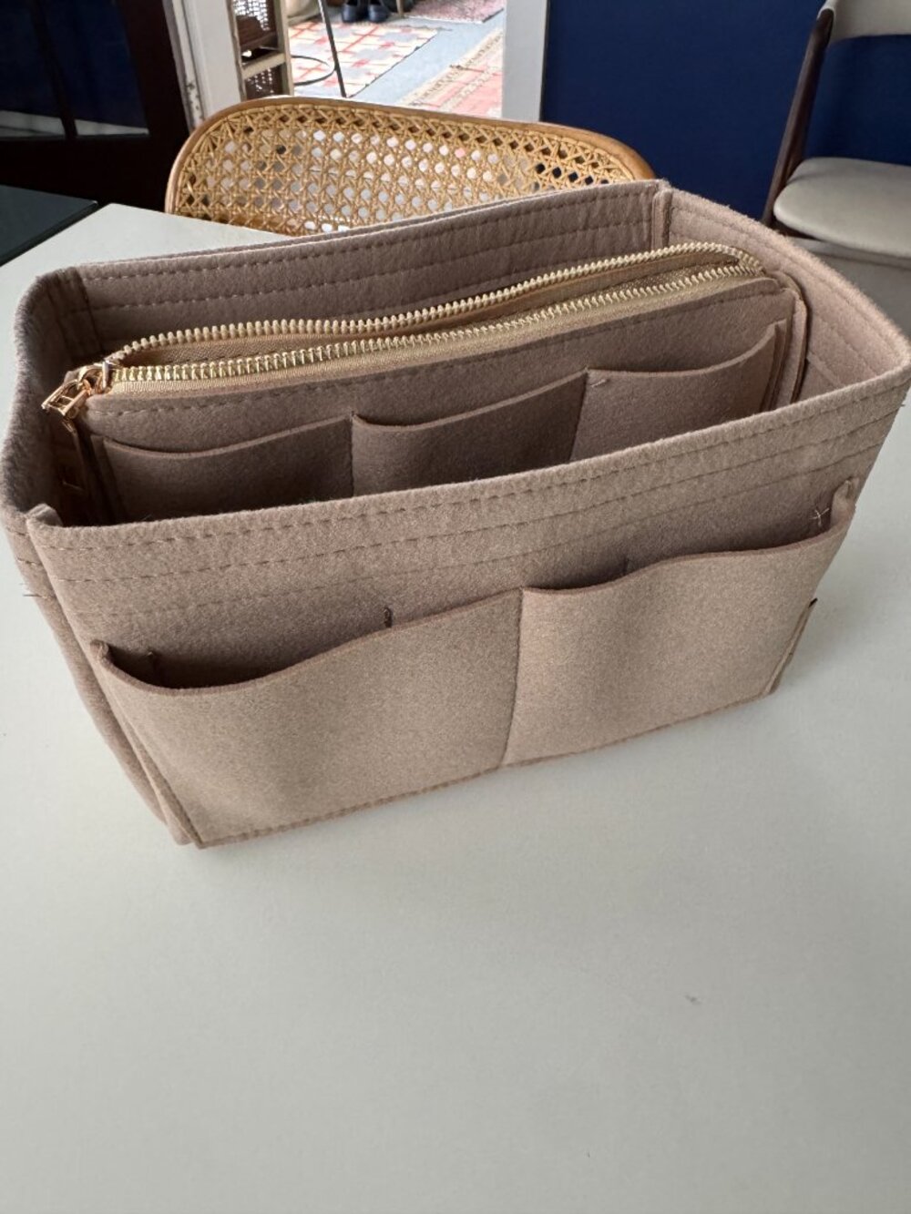 Drawstring nylon bag WITH insert - Picture 5 of 6